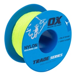 [314451] OX TRADE 8# 100M LIME BUILDERS LINE