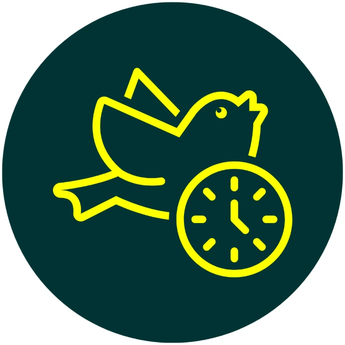 early opening hours icon