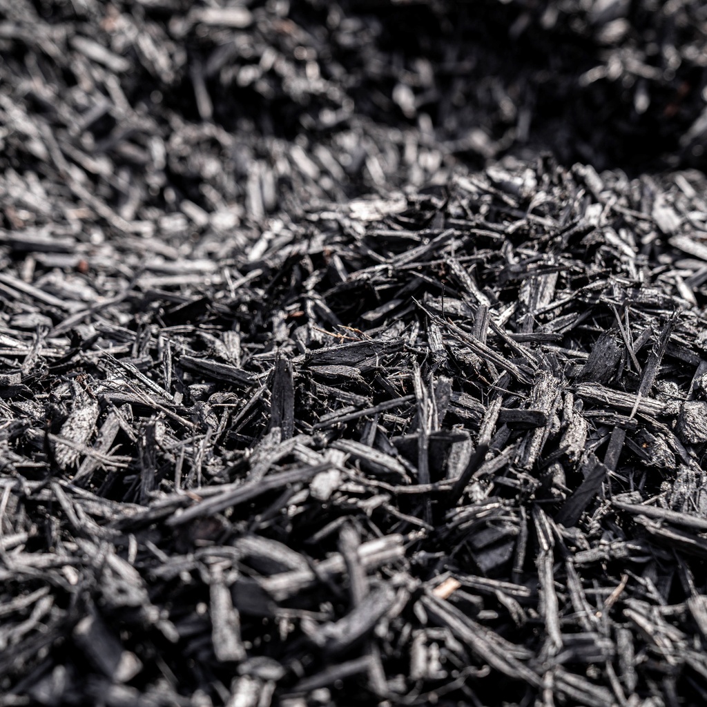 GARDENSURE BLACK WOOD MULCH BAG 50L