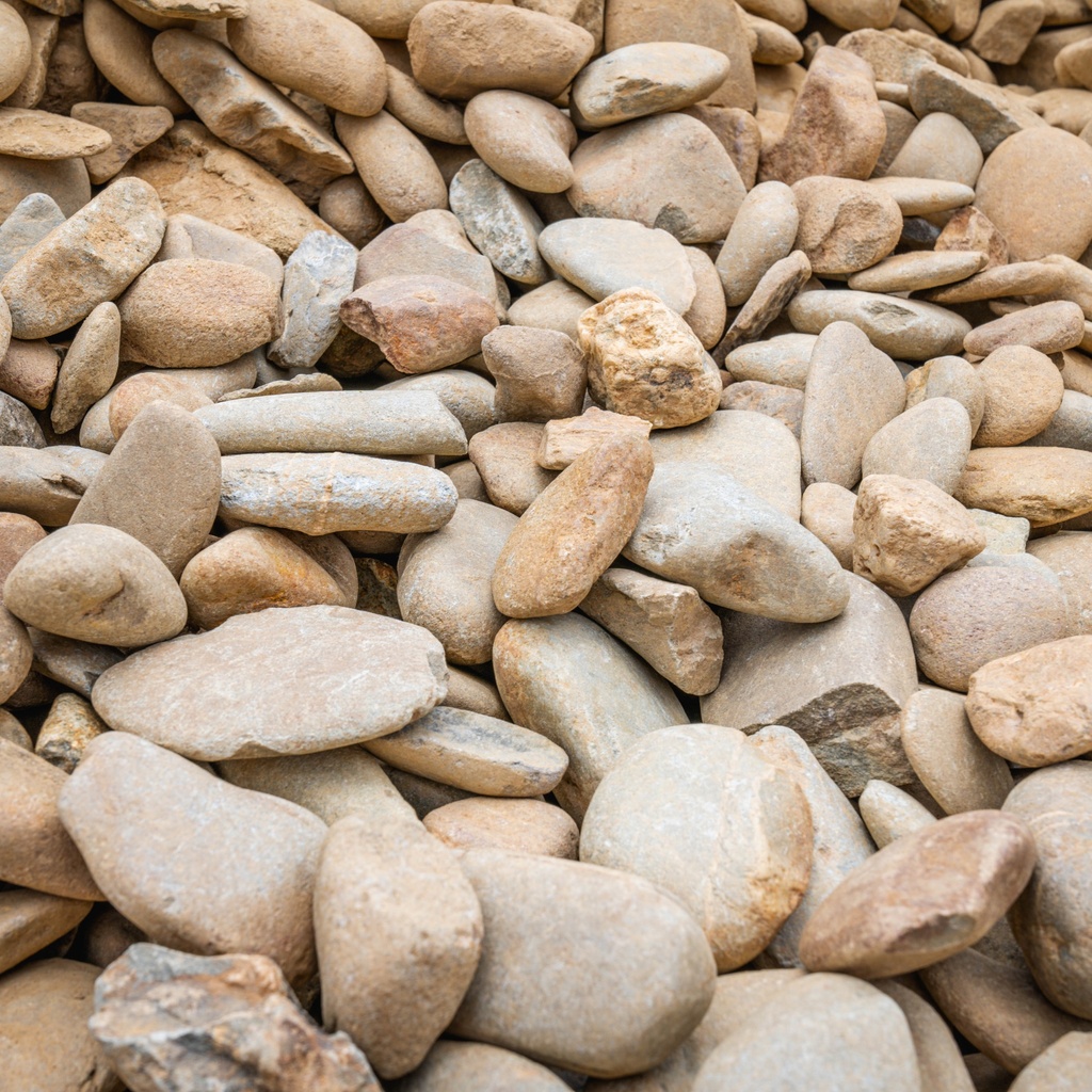 50MM - 150MM PEBBLES COLOURED - BAG