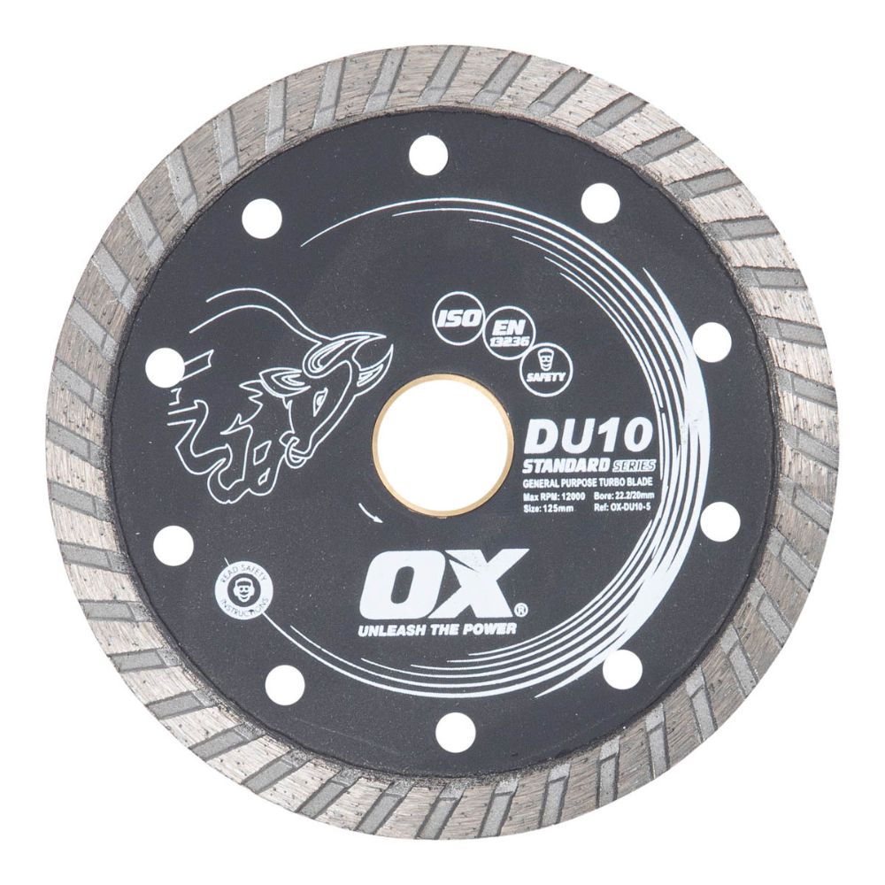 OX TURBO DIAMOND BLADE 125MM