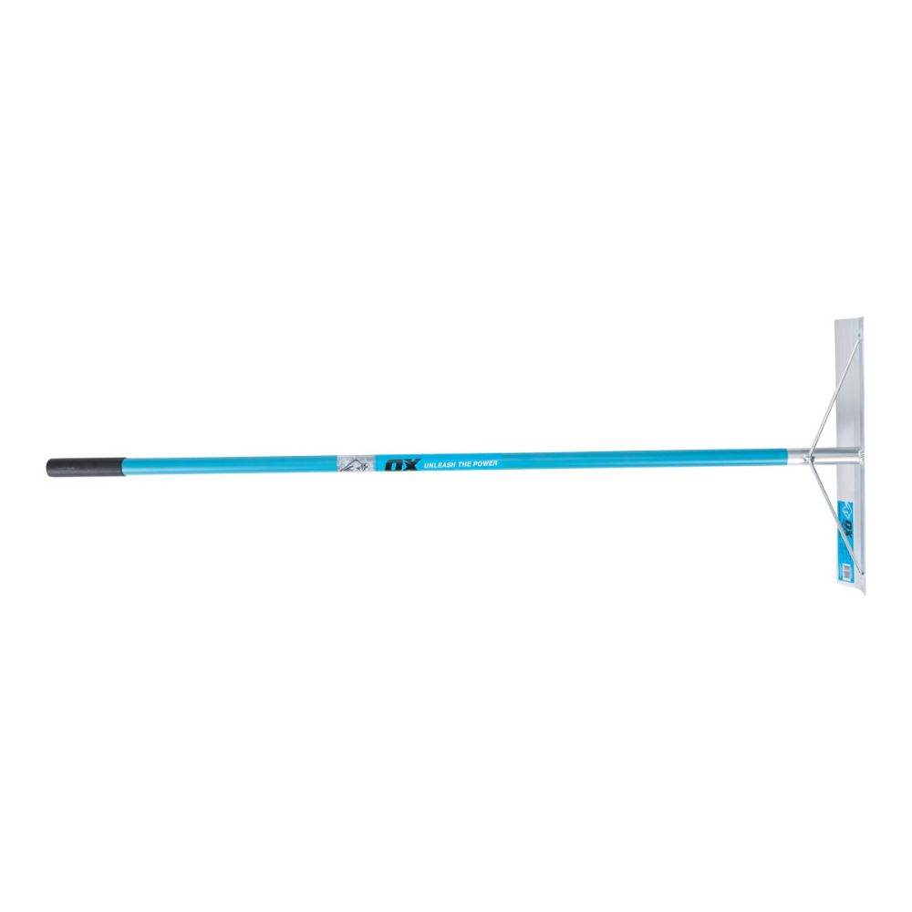 OX ALUMINIUM CONCRETE RAKE WITHOUT HOOK 495X102MM