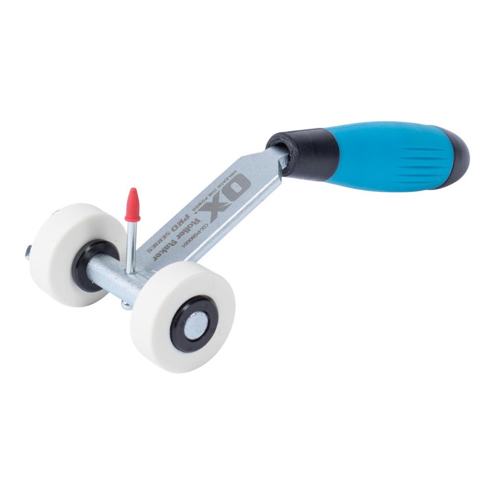 OX PROFESSIONAL POLY WHEEL ROLLER RAKER - STANDARD