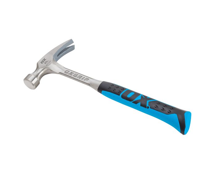 OX PRO ONE PIECE CLAW HAMMER - 20OZ / 560G