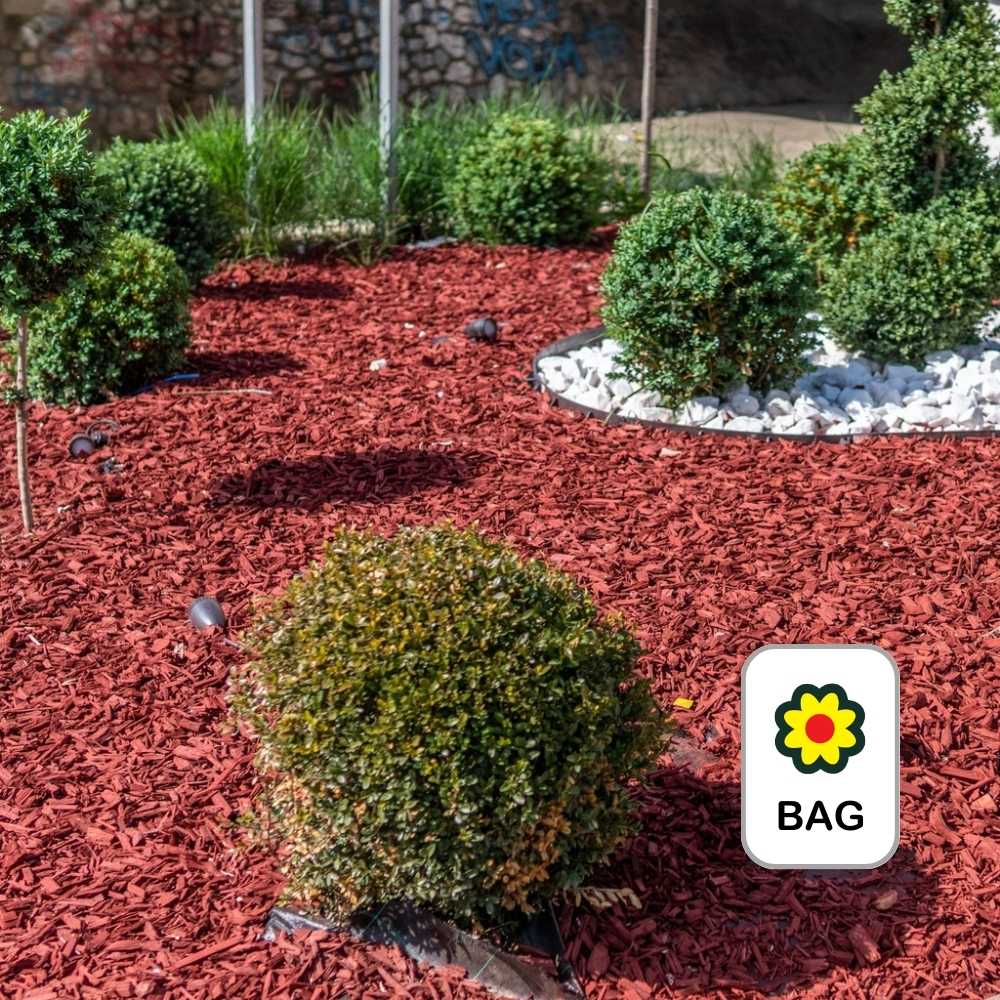 GARDENSURE RED WOOD MULCH BAG 50L