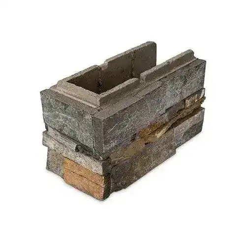 BLOCSMART GRAMPIANS LIMESTONE END BLOCK - RIGHT CORNER 363X165X202