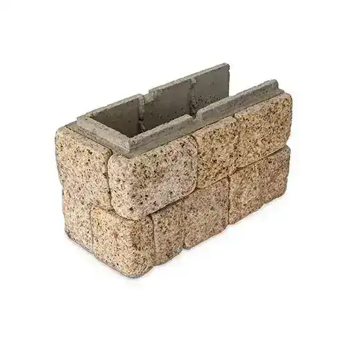 BLOCSMART SORRENTO GRANITE END BLOCK - RIGHT CORNER 363X165X202