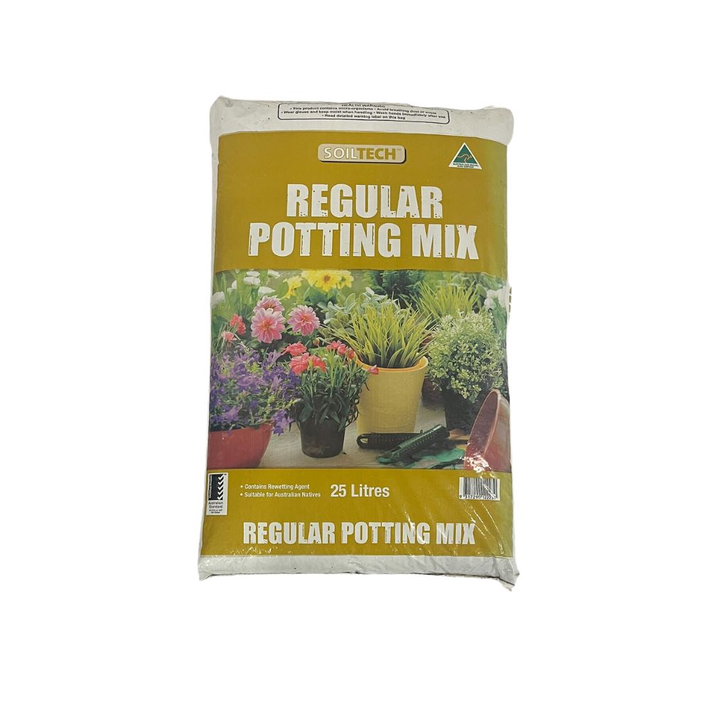 POTTING MIX REGULAR 25LT SOILTECH