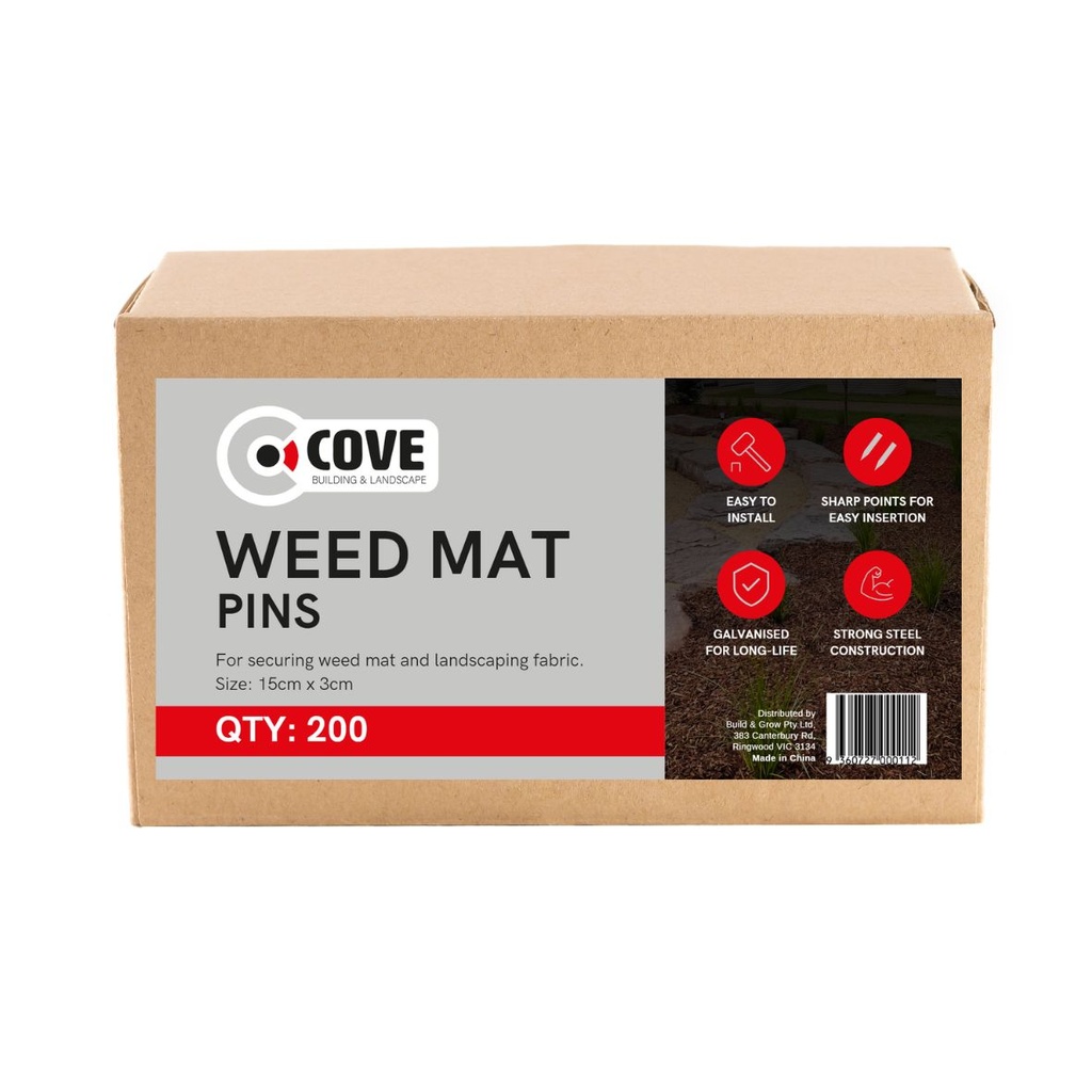 WEED MAT PINS (PACK OF 200)