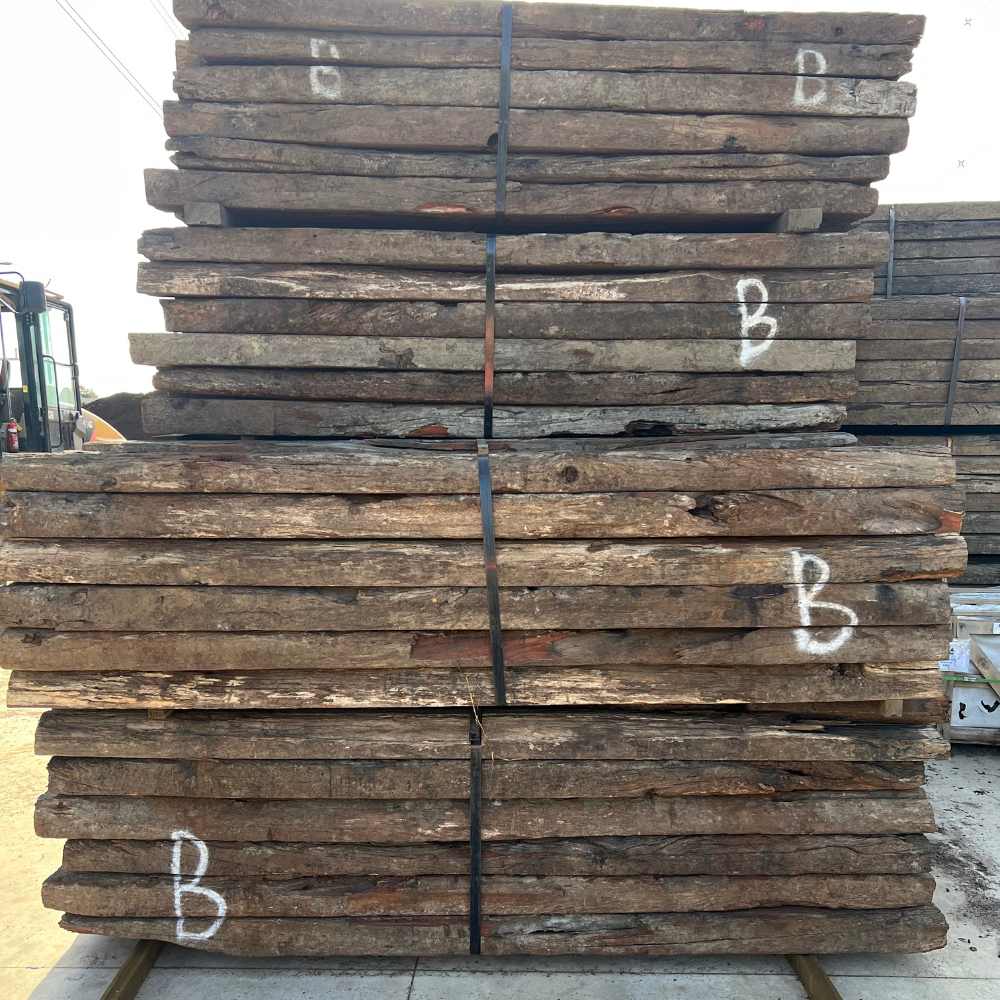 2.7M BUDGET USED RAILWAY SLEEPERS - 24 PACK