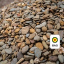 25MM - 40MM ALPINE RIVER PEBBLES - BAG