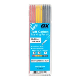 [314488] OX TUFF CARBON - BASIC COLOUR & GRAPHITE LEAD (10PK)