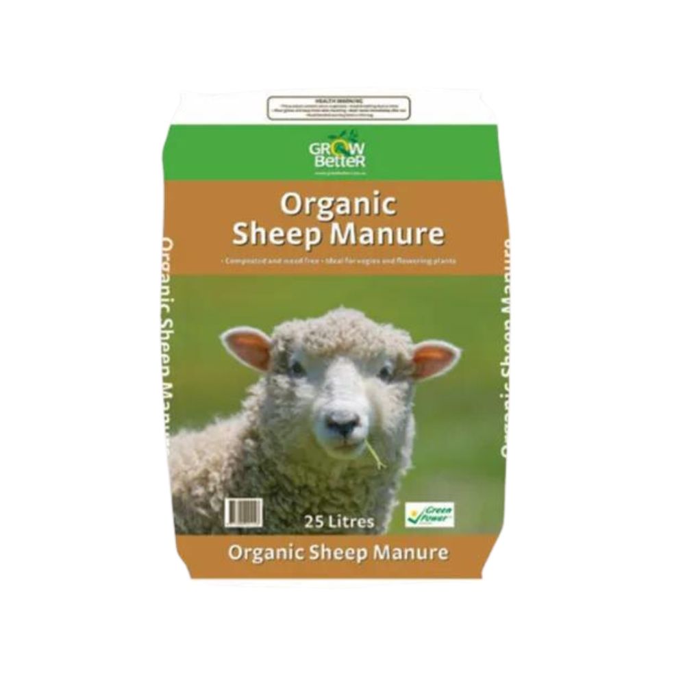 SHEEP MANURE 25LT BAG Daisy's Garden Supplies