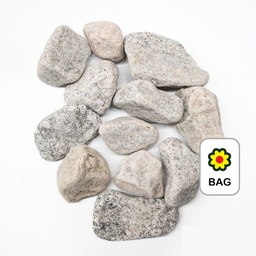 [310694] SALT & PEPPER PEBBLES 30-50MM 20KG BAG